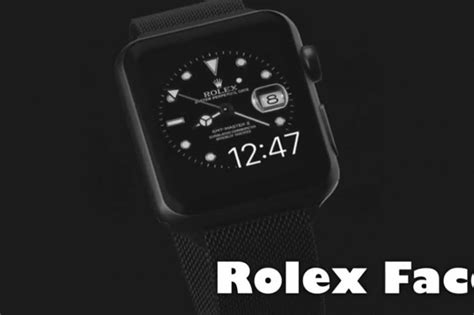 how to get rolex watch face on apple watch